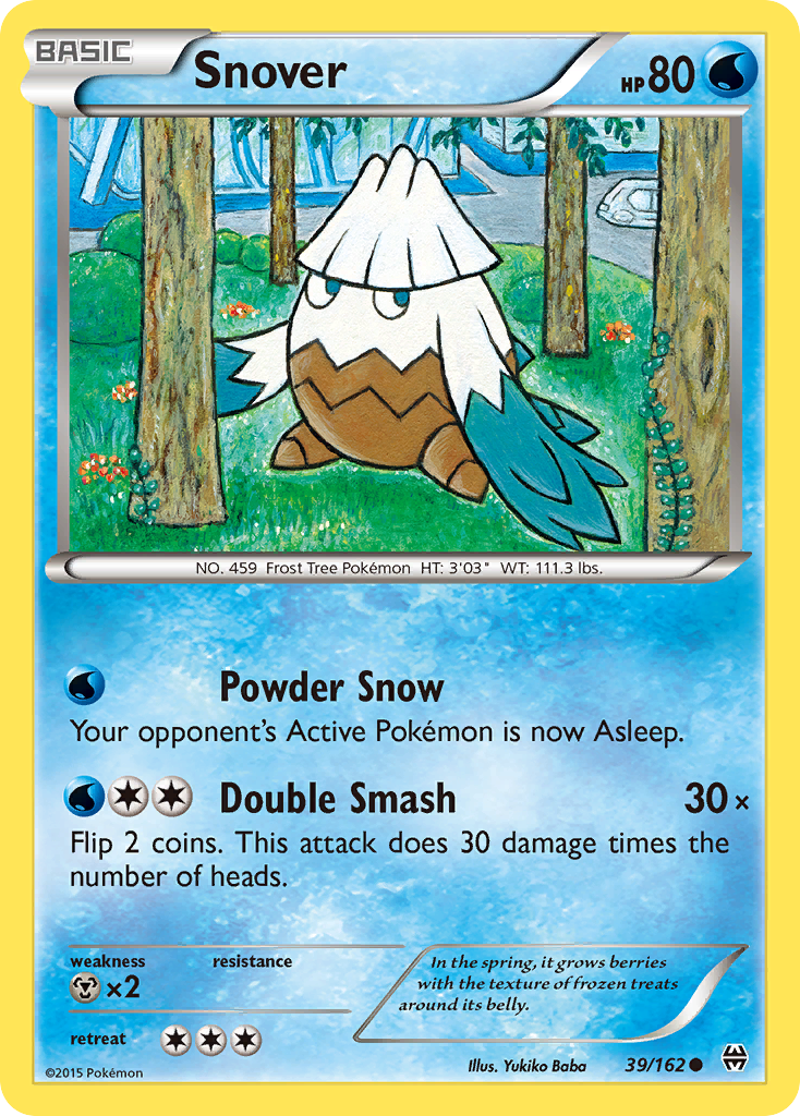 Snover (39/162) [XY: BREAKthrough] | Clutch Gaming