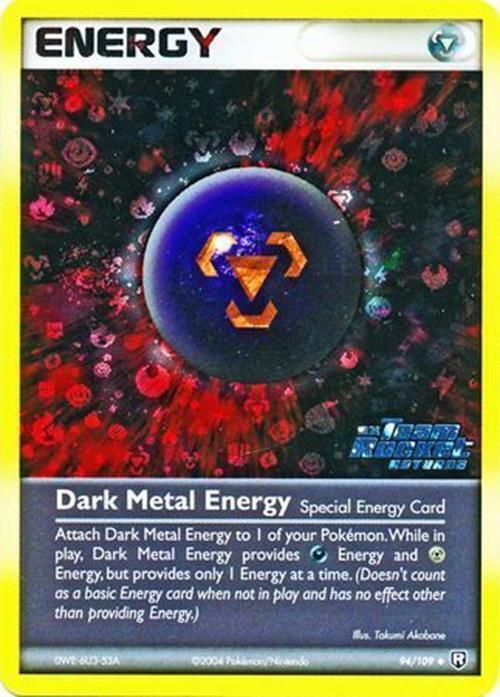 Dark Metal Energy (94/109) (Stamped) [EX: Team Rocket Returns] | Clutch Gaming