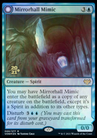 Mirrorhall Mimic // Ghastly Mimicry [Innistrad: Crimson Vow Prerelease Promos] | Clutch Gaming