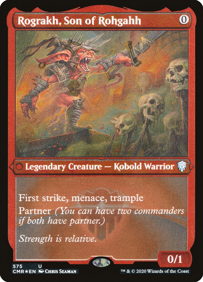 Rograkh, Son of Rohgahh (Etched) [Commander Legends] | Clutch Gaming