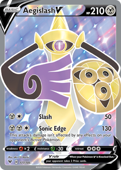 Aegislash V (177/185) [Sword & Shield: Vivid Voltage] | Clutch Gaming