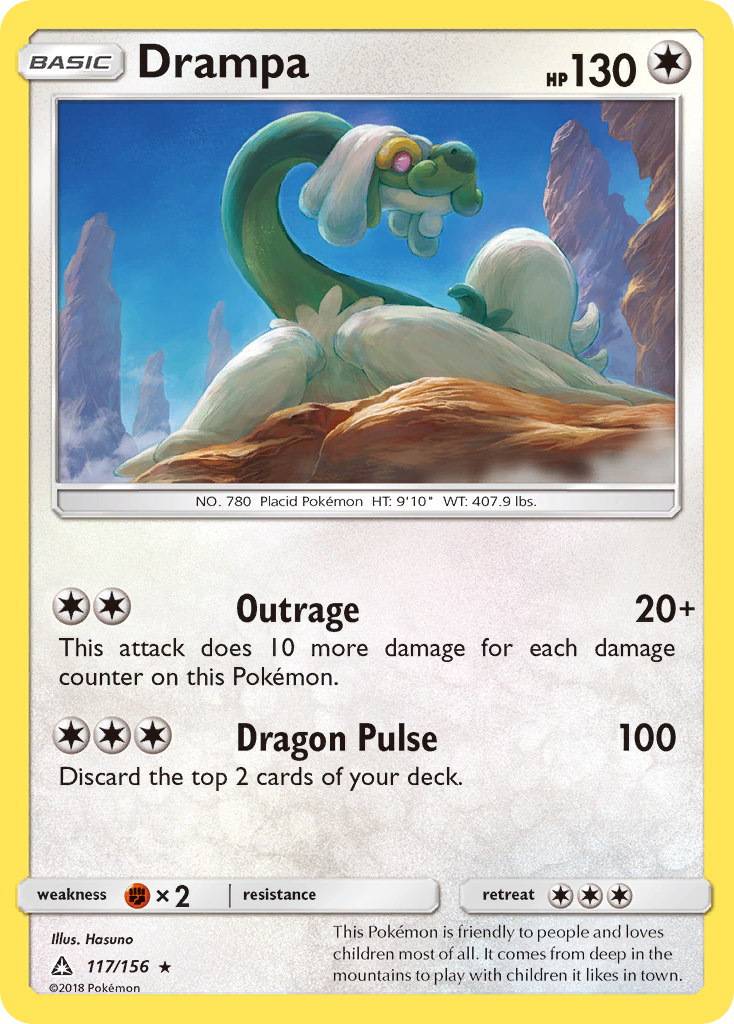 Drampa (117/156) [Sun & Moon: Ultra Prism] | Clutch Gaming