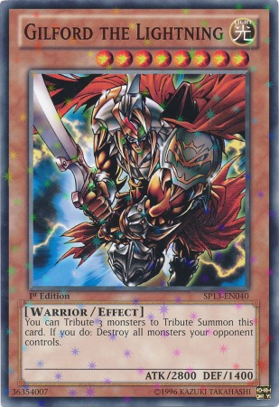 Gilford the Lightning [SP13-EN040] Starfoil Rare | Clutch Gaming