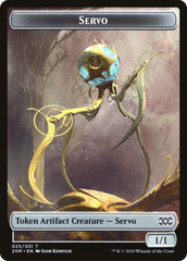 Human Soldier // Servo Double-Sided Token [Double Masters Tokens] | Clutch Gaming