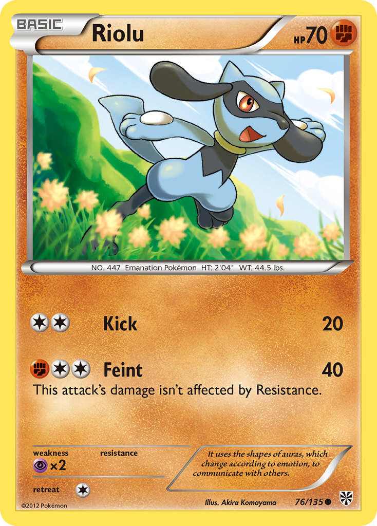 Riolu (76/135) [Black & White: Plasma Storm] | Clutch Gaming