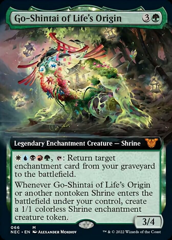 Go-Shintai of Life's Origin (Extended Art) [Kamigawa: Neon Dynasty Commander] | Clutch Gaming