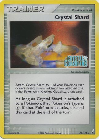 Crystal Shard (76/100) (Stamped) [EX: Crystal Guardians] | Clutch Gaming