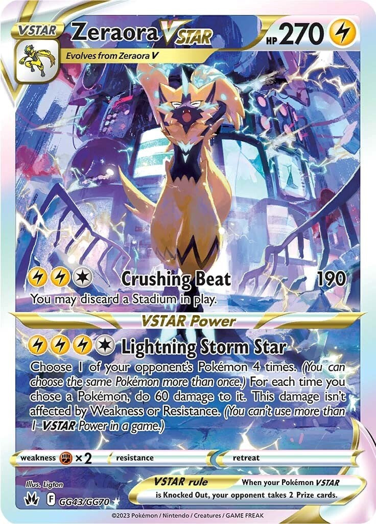 Zeraora VSTAR (GG43/GG70) [Sword & Shield: Crown Zenith] | Clutch Gaming