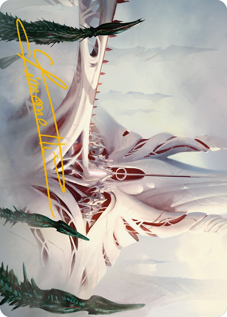 The Fair Basilica Art Card (Gold-Stamped Signature) [Phyrexia: All Will Be One Art Series] | Clutch Gaming