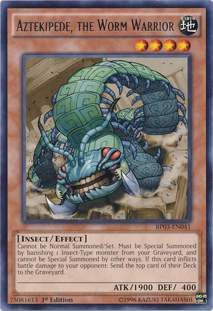 Aztekipede, the Worm Warrior [BP03-EN041] Rare | Clutch Gaming