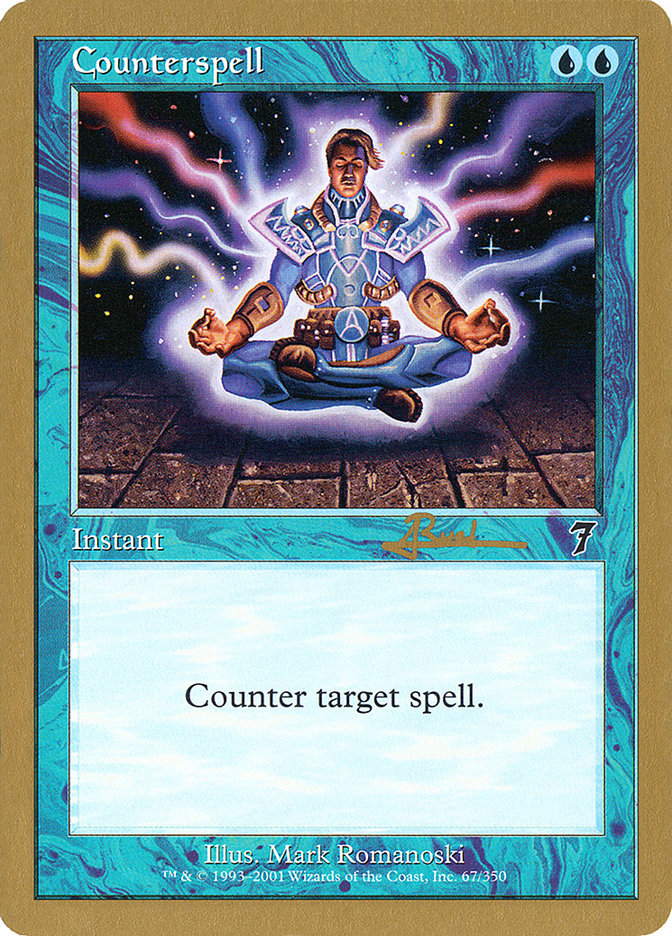 Counterspell (Antoine Ruel) (7ED) [World Championship Decks 2001] | Clutch Gaming