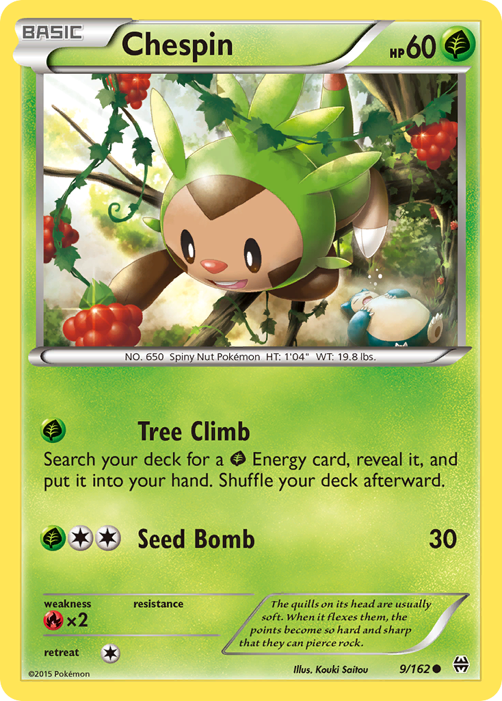 Chespin (9/162) [XY: BREAKthrough] | Clutch Gaming