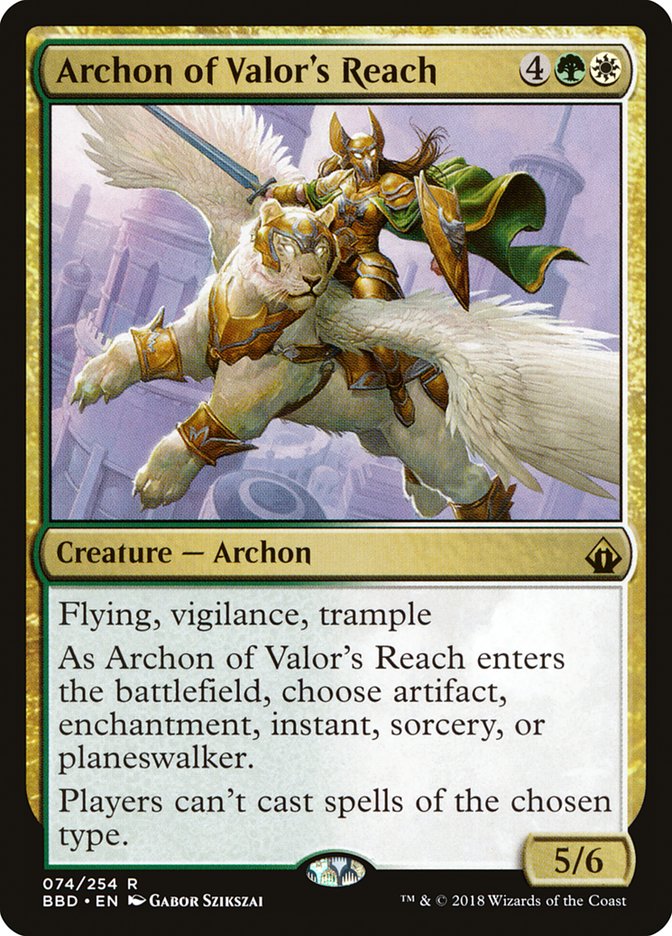 Archon of Valor's Reach [Battlebond] | Clutch Gaming