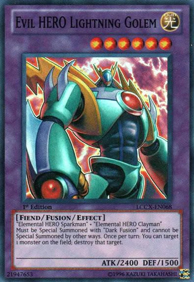 Evil HERO Lightning Golem [LCGX-EN068] Super Rare | Clutch Gaming