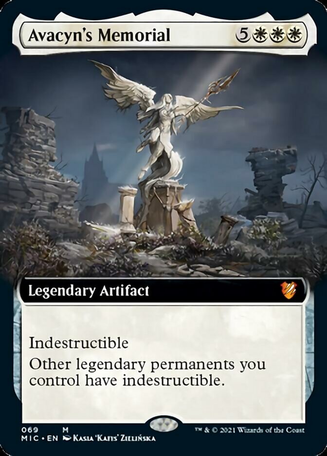 Avacyn's Memorial (Extended Art) [Innistrad: Midnight Hunt Commander] | Clutch Gaming