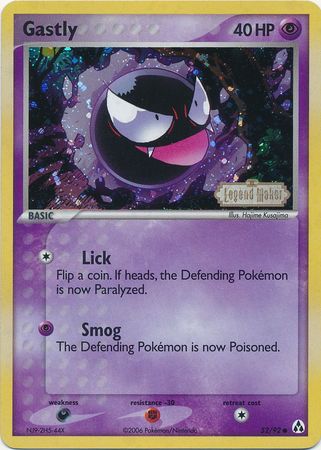 Gastly (52/92) (Stamped) [EX: Legend Maker] | Clutch Gaming