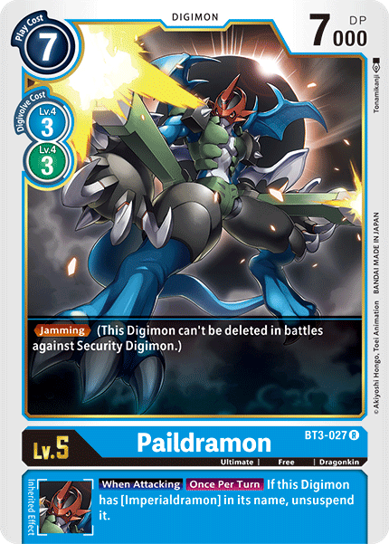 Paildramon [BT3-027] [Release Special Booster Ver.1.5] | Clutch Gaming