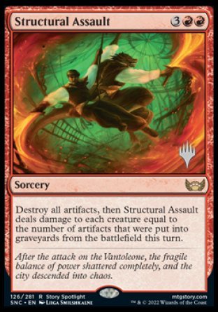 Structural Assault (Promo Pack) [Streets of New Capenna Promos] | Clutch Gaming