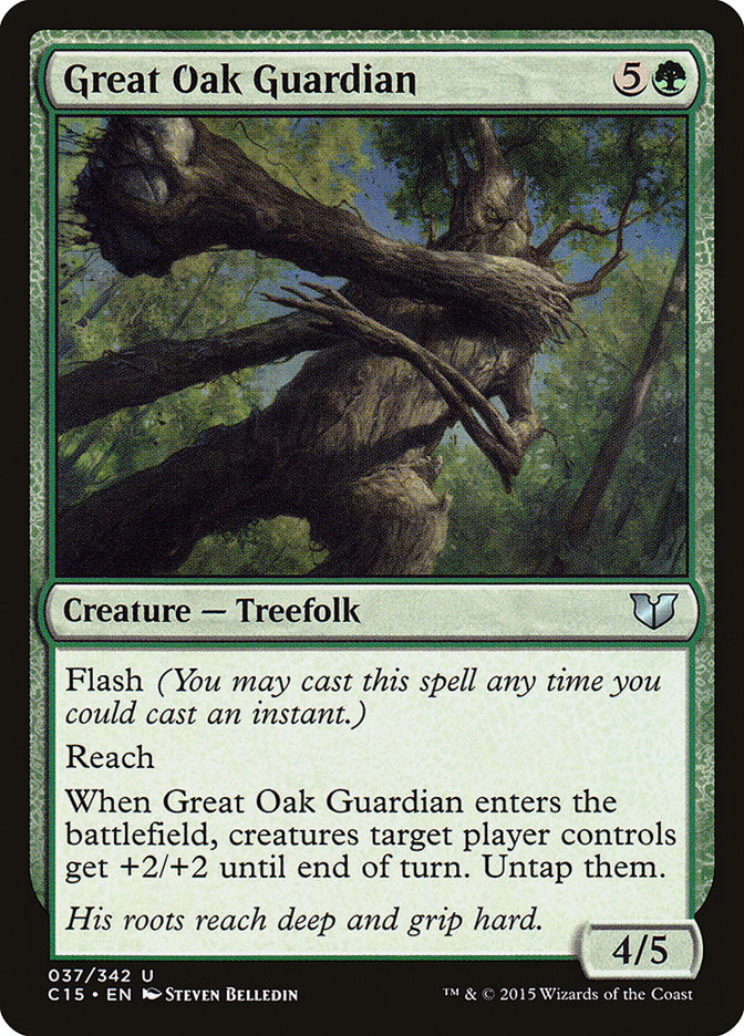 Great Oak Guardian [Commander 2015] | Clutch Gaming