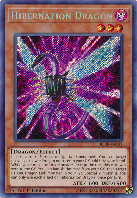 Hibernation Dragon [BLRR-EN041] Secret Rare | Clutch Gaming