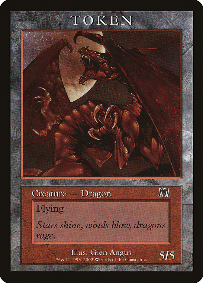 Dragon Token [Magic Player Rewards 2002] | Clutch Gaming