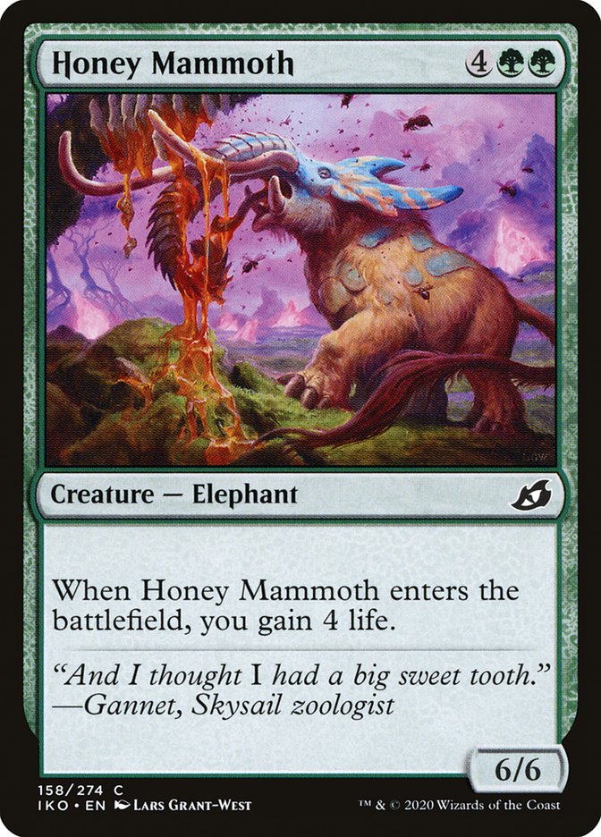 Honey Mammoth [Ikoria: Lair of Behemoths] | Clutch Gaming