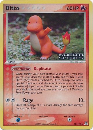 Ditto (37/113) (Stamped) [EX: Delta Species] | Clutch Gaming