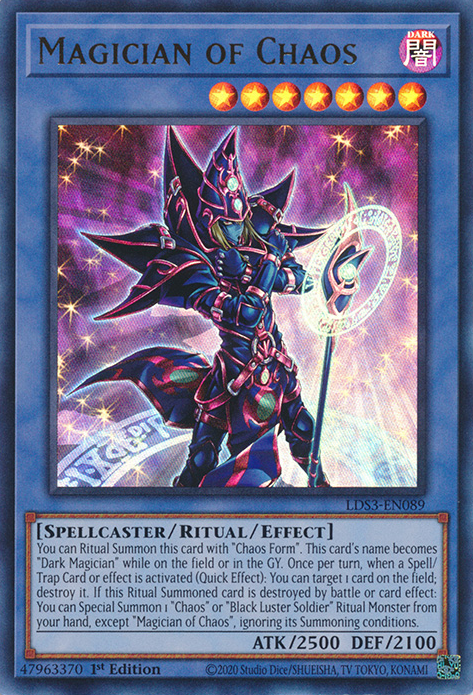 Magician of Chaos [LDS3-EN089] Ultra Rare | Clutch Gaming