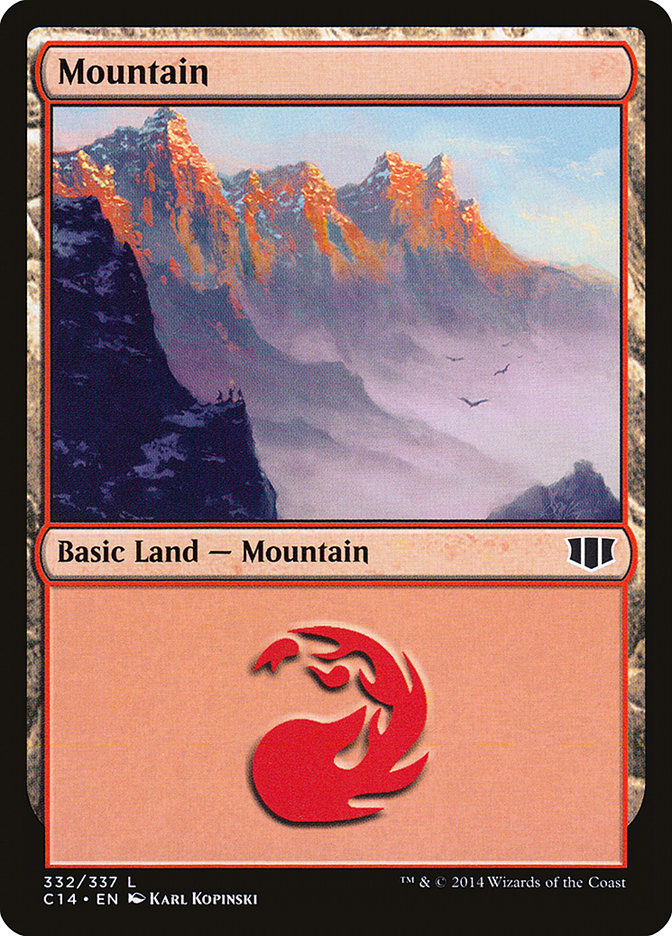 Mountain (332) [Commander 2014] | Clutch Gaming