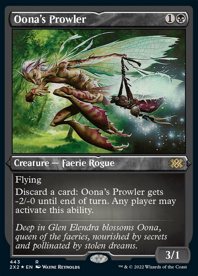 Oona's Prowler (Foil Etched) [Double Masters 2022] | Clutch Gaming