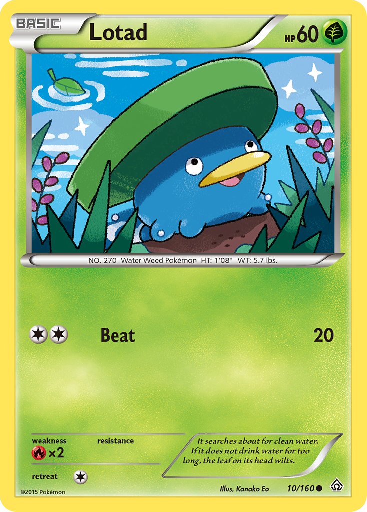 Lotad (10/160) [XY: Primal Clash] | Clutch Gaming