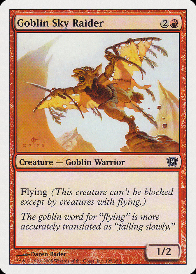 Goblin Sky Raider [Ninth Edition] | Clutch Gaming