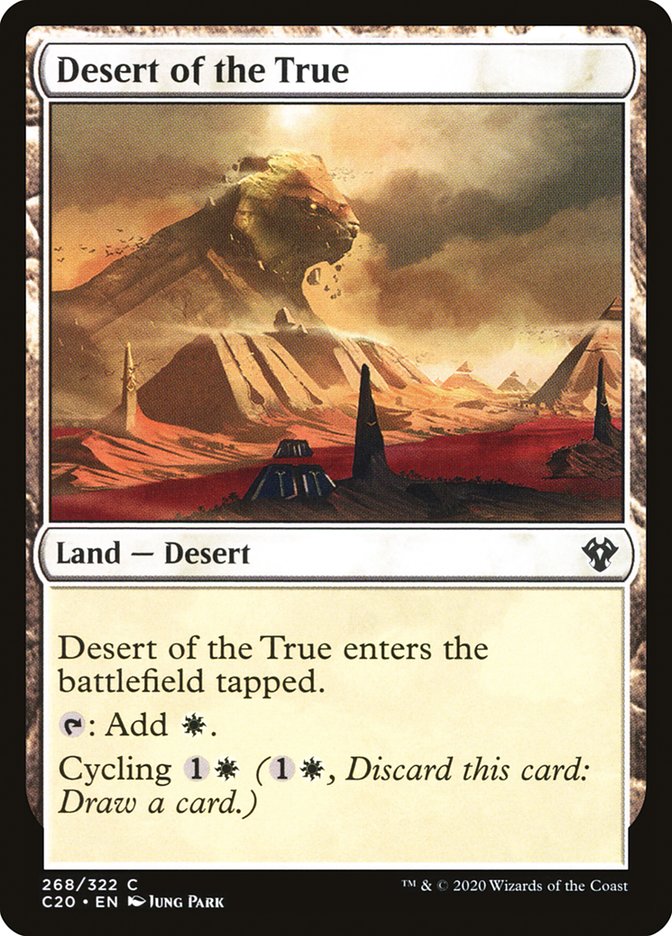 Desert of the True [Commander 2020] | Clutch Gaming