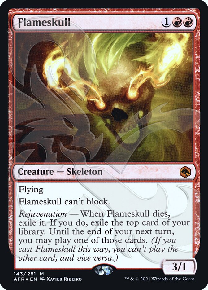 Flameskull (Ampersand Promo) [Dungeons & Dragons: Adventures in the Forgotten Realms Promos] | Clutch Gaming