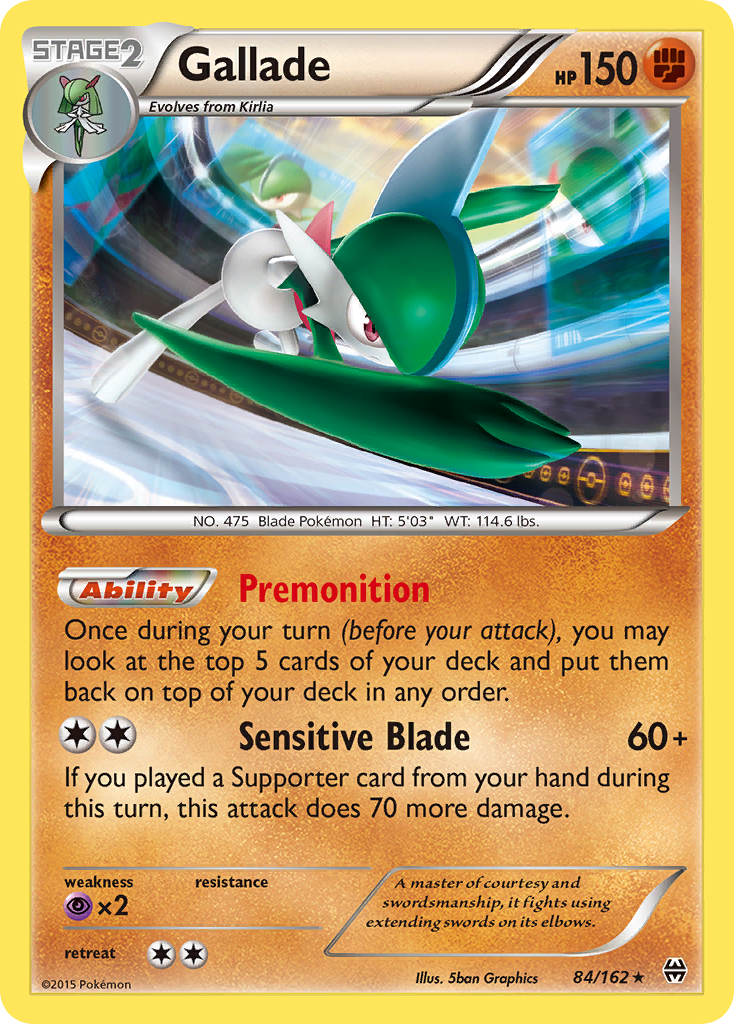 Gallade (84/162) [XY: BREAKthrough] | Clutch Gaming