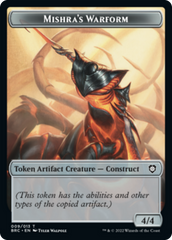 Mishra's Warform // Inkling Double-Sided Token [The Brothers' War Commander Tokens] | Clutch Gaming