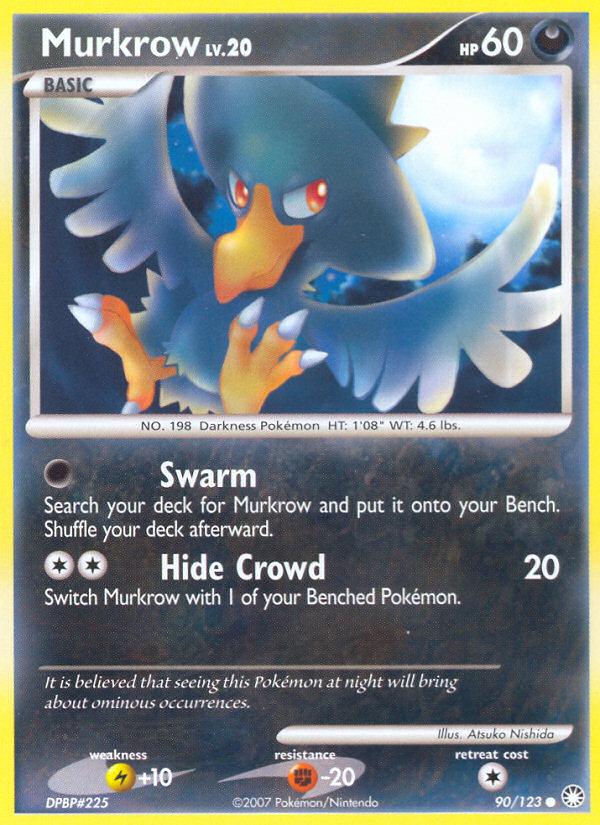 Murkrow (90/123) [Diamond & Pearl: Mysterious Treasures] | Clutch Gaming