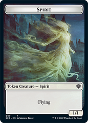 Bird // Spirit Double-Sided Token [Starter Commander Decks] | Clutch Gaming
