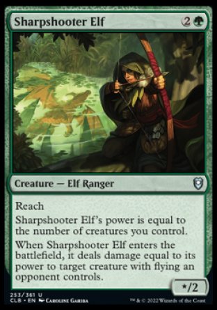 Sharpshooter Elf [Commander Legends: Battle for Baldur's Gate] | Clutch Gaming