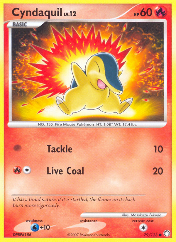 Cyndaquil (79/123) [Diamond & Pearl: Mysterious Treasures] | Clutch Gaming