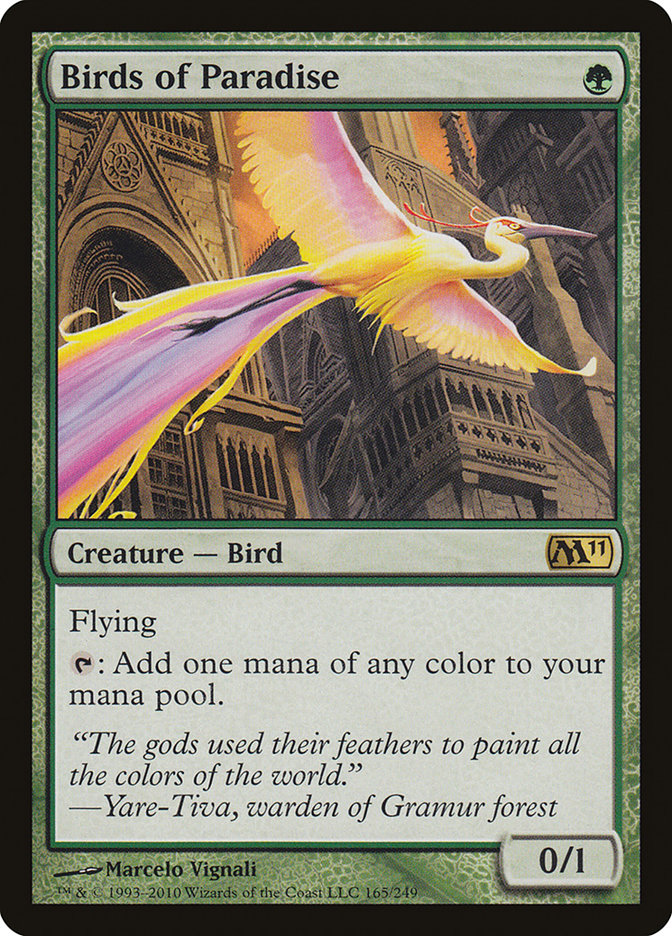 Birds of Paradise [Magic 2011] | Clutch Gaming