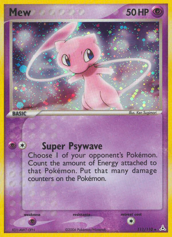 Mew (111/110) [EX: Holon Phantoms] | Clutch Gaming