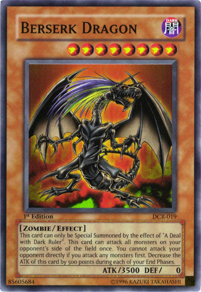 Berserk Dragon [DCR-019] Super Rare | Clutch Gaming