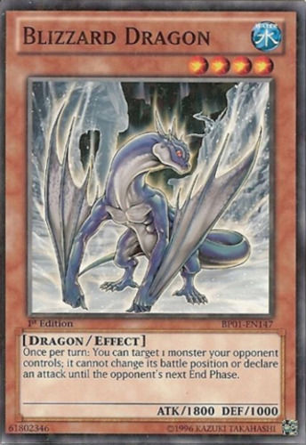 Blizzard Dragon [BP01-EN147] Starfoil Rare | Clutch Gaming