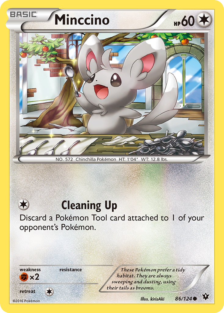 Minccino (86/124) [XY: Fates Collide] | Clutch Gaming