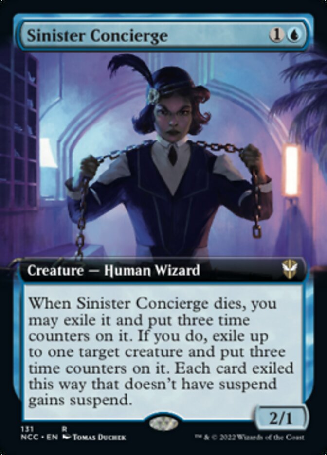 Sinister Concierge (Extended Art) [Streets of New Capenna Commander] | Clutch Gaming