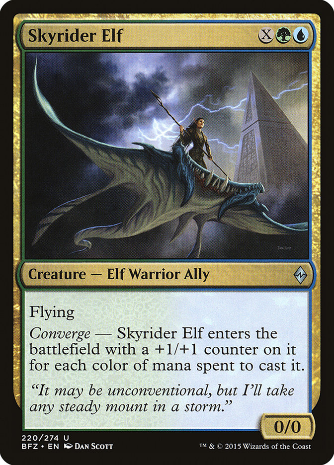 Skyrider Elf [Battle for Zendikar] | Clutch Gaming