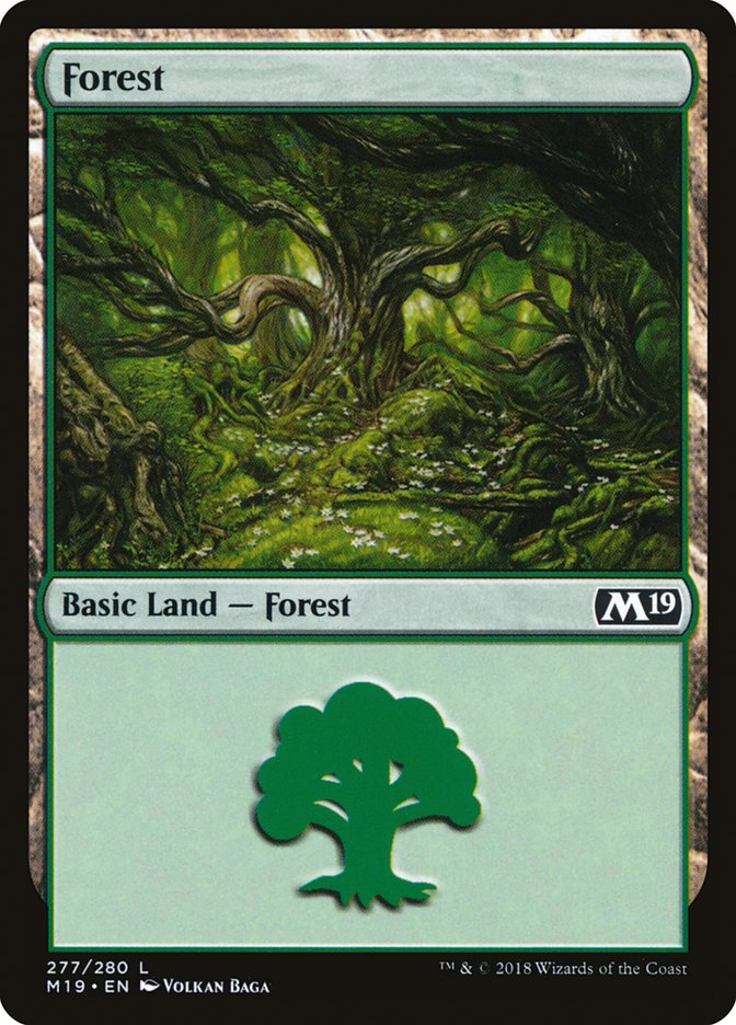 Forest (277) [Core Set 2019] | Clutch Gaming