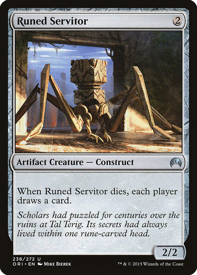 Runed Servitor [Magic Origins] | Clutch Gaming