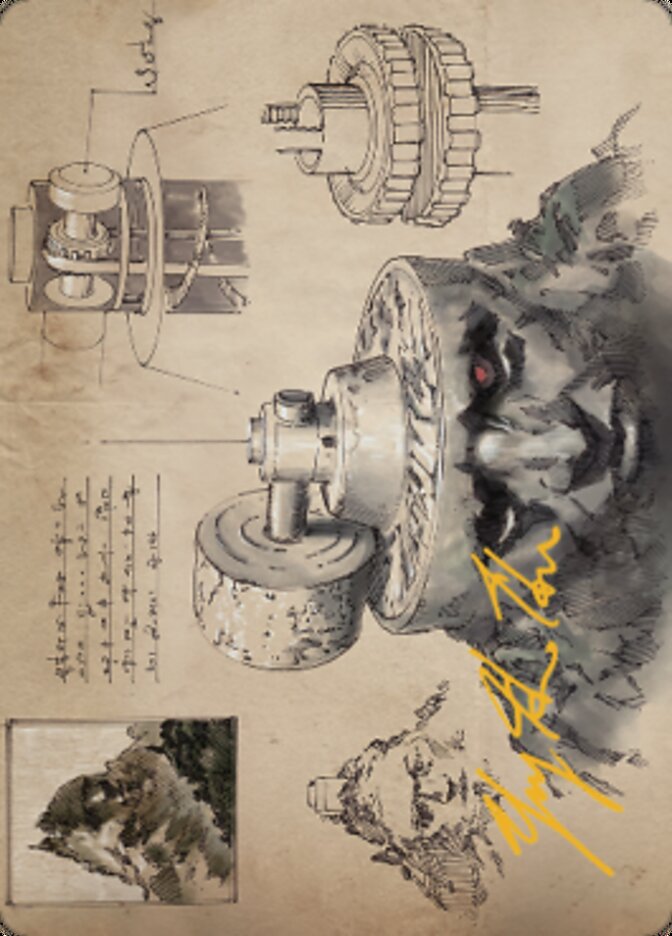Millstone Art Card (Gold-Stamped Signature) [The Brothers' War Art Series] | Clutch Gaming